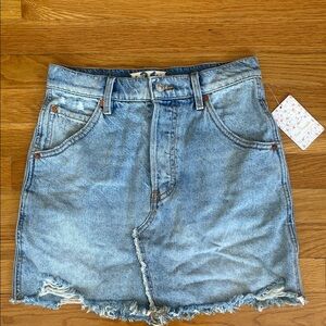 Free People Blue Denim Skirt size 26